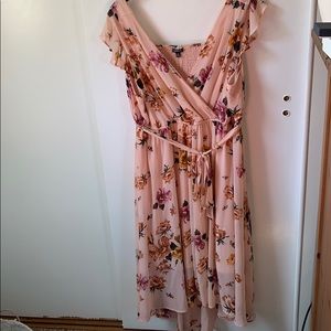 Torrid Pink Floral Dress